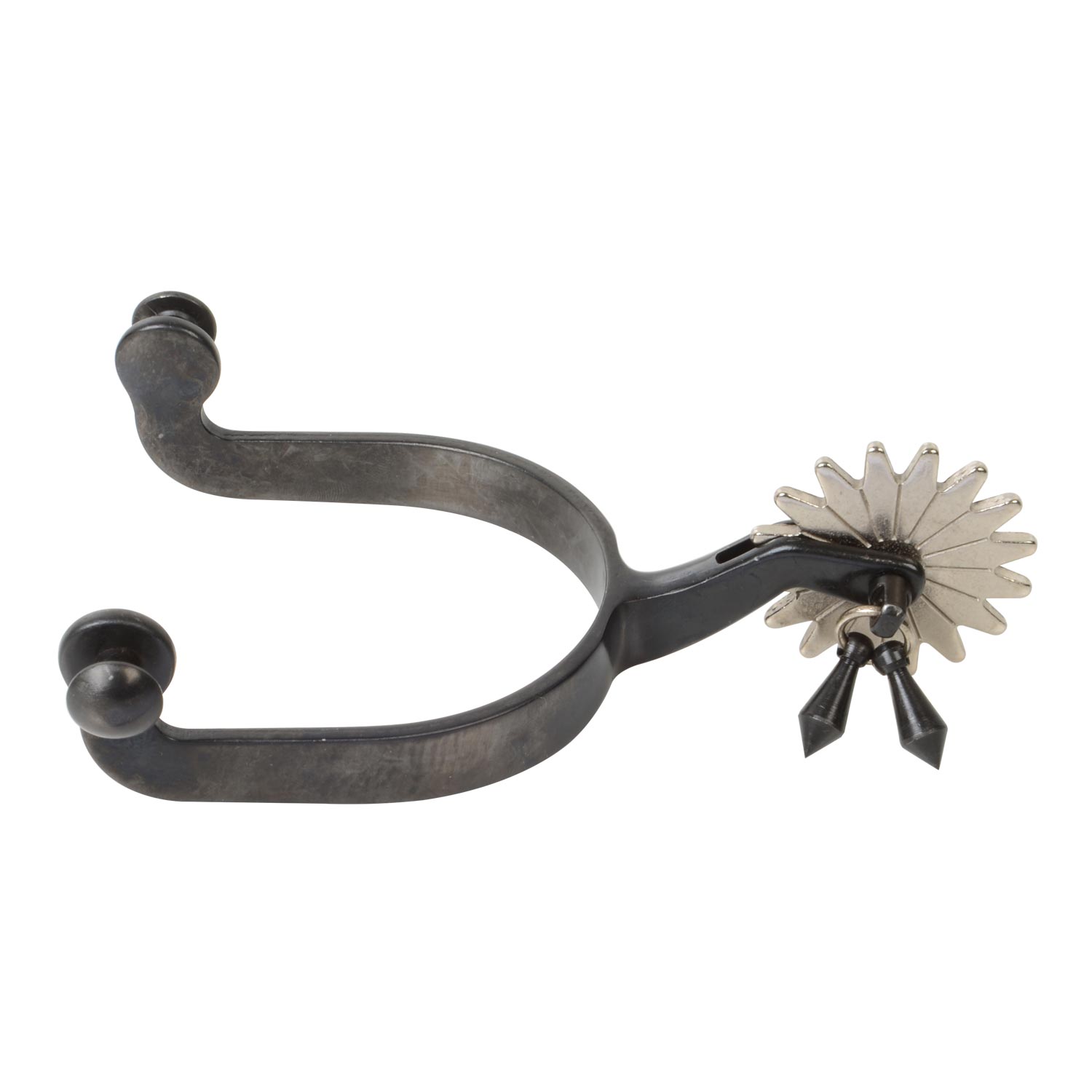 Black Steel Jingle Western Spur