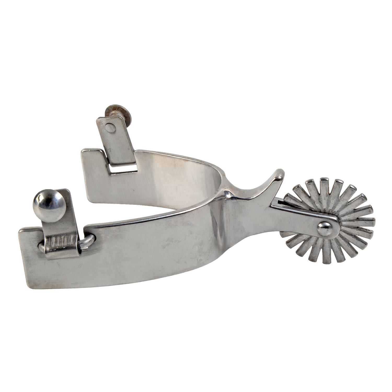 Polished Steel Western Spur