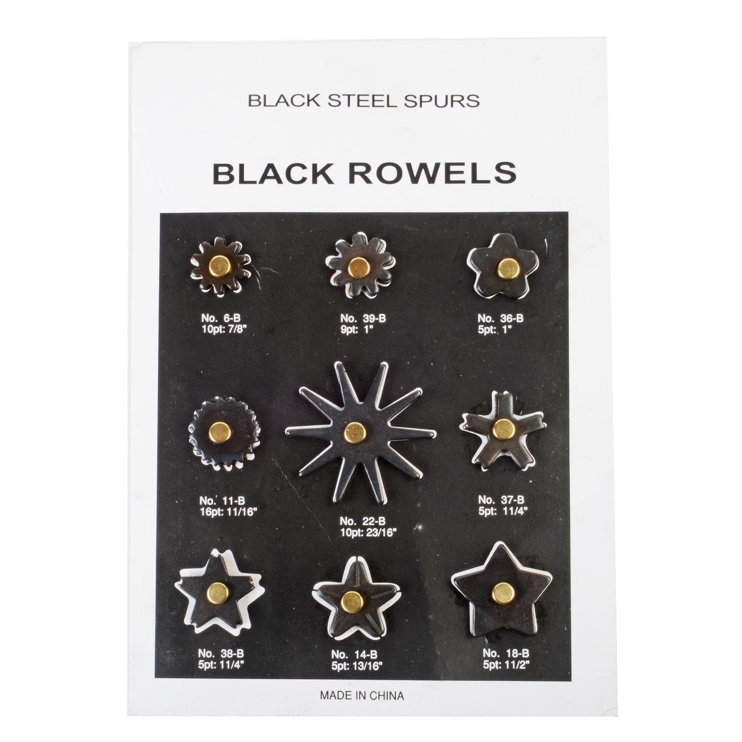Rowel Display Card