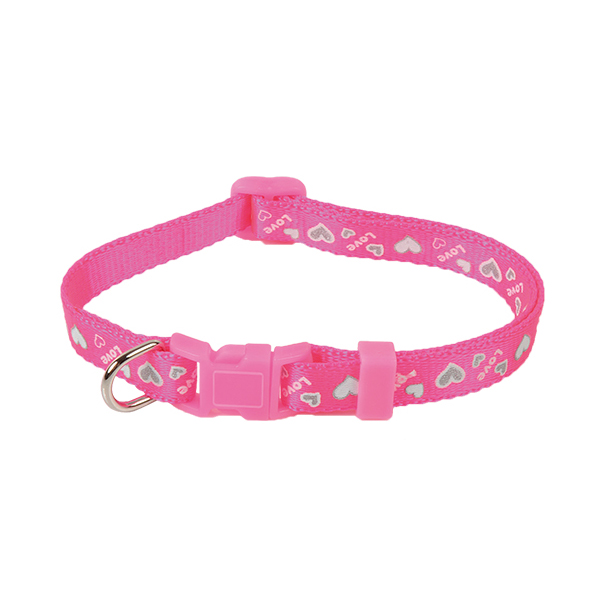Tape Printed Nylon Safety Buckle Cat Collar  