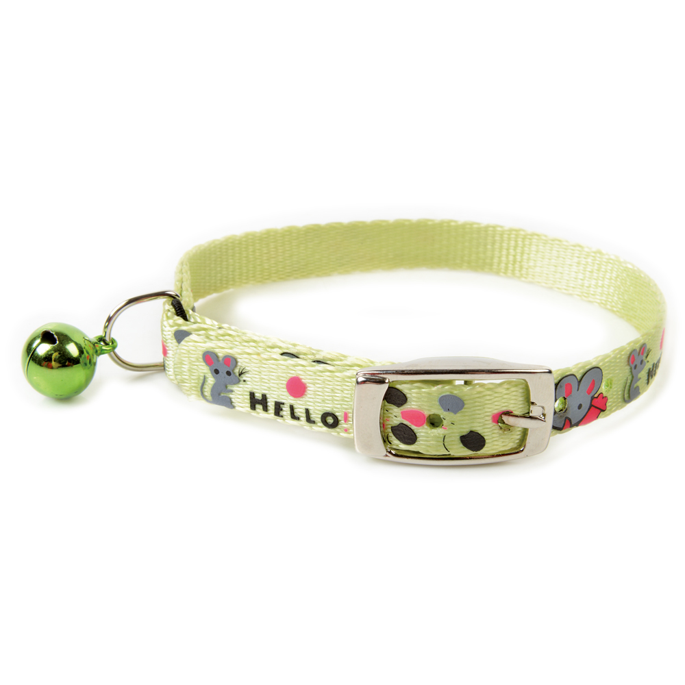 Printed Nylon Snag Off Safety Cat Collar