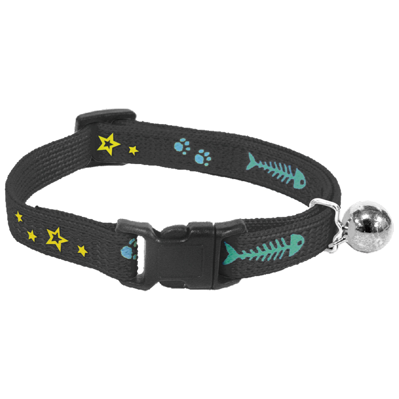 Tape Printed Nylon Cat Collar