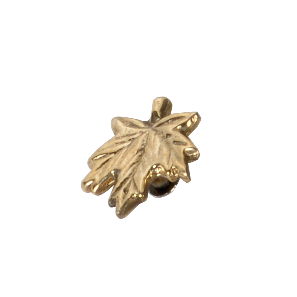 Brass Maple Leaf