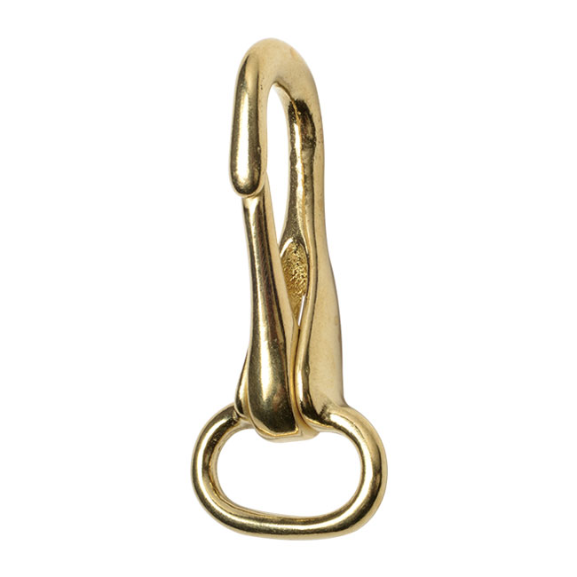 Brass Rigid Strap Eye Tongue Snap