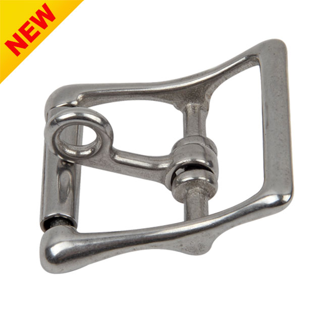 Stainless Steel Roller Buckle with Locking Tongue