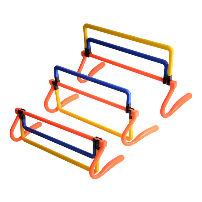 Plastic Agility Hurdles with Adjustable Height Extenders