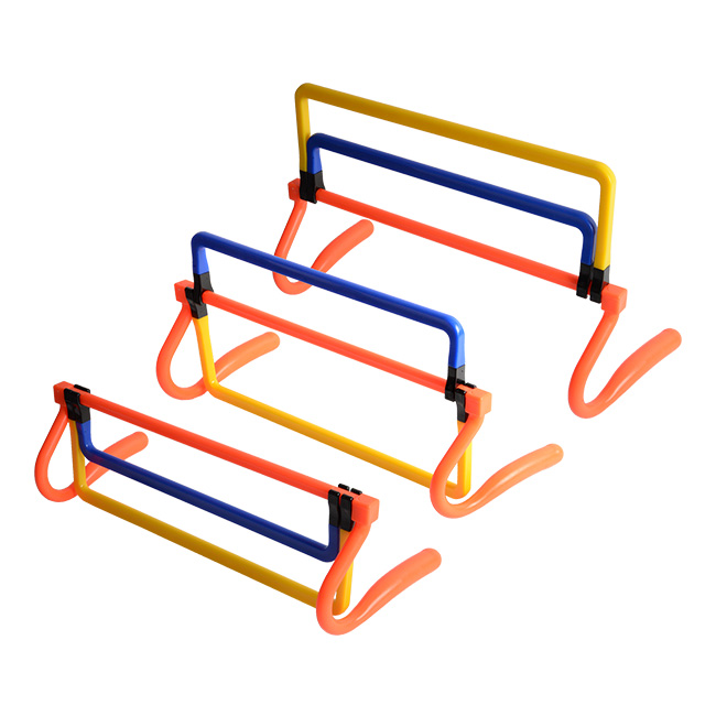 Plastic Agility Hurdles with Adjustable Height Extenders