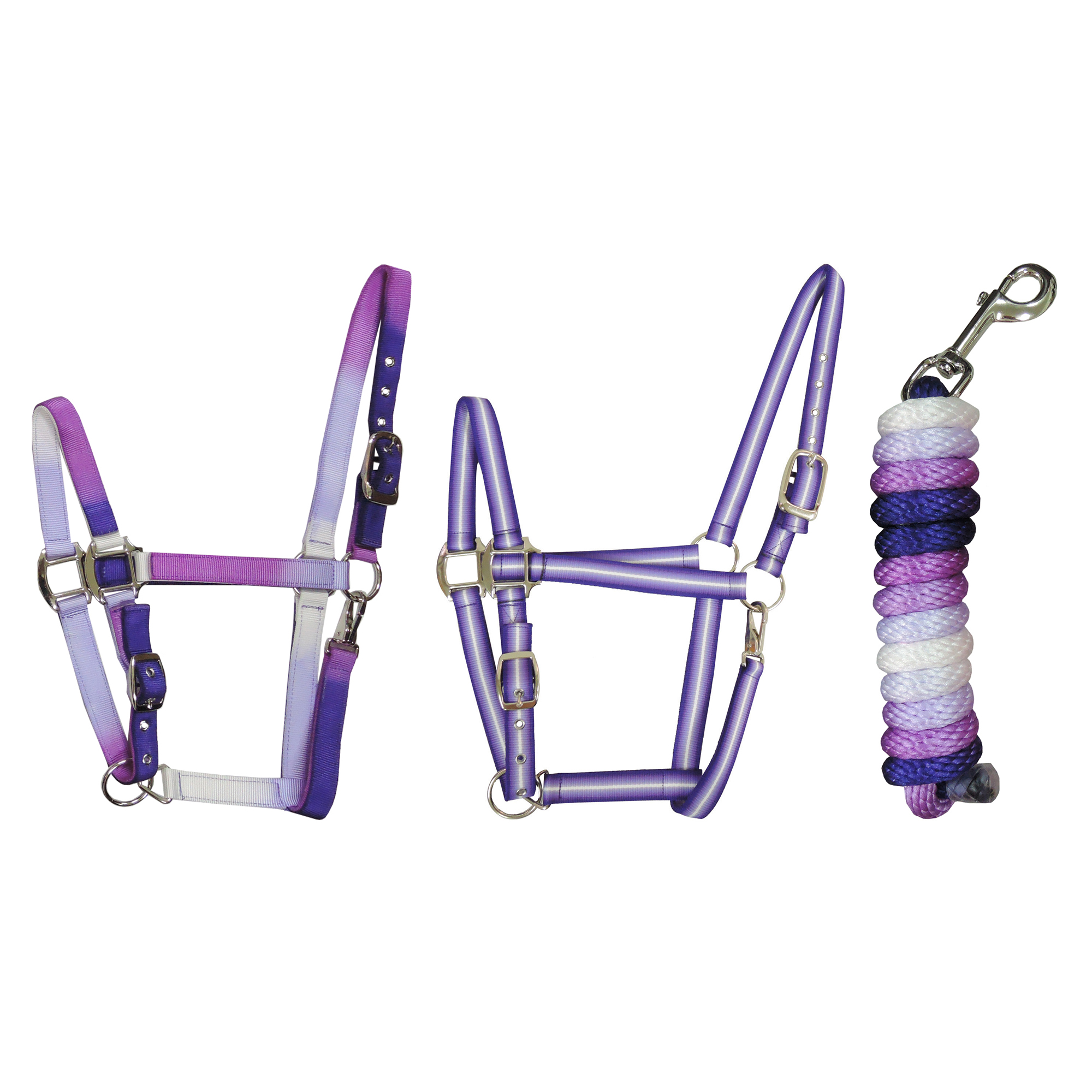 Rainbow Halter & Rope Lead